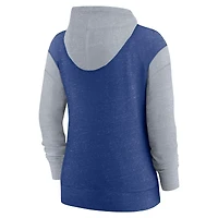 Sweat à capuche entièrement zippé Nike Los Angeles Dodgers pour Femme