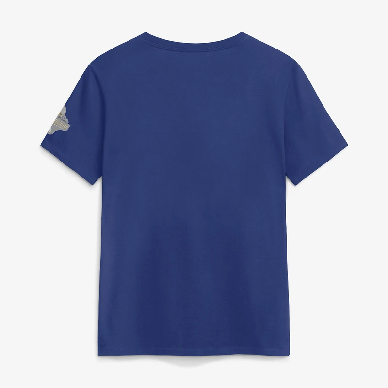 Women's Nike  Rush Blue Los Angeles Dodgers 2026 Gold Collection Logo T-Shirt