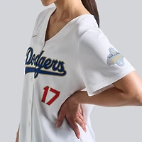 Women's Nike Shohei Ohtani White Los Angeles Dodgers 2026 Gold Collection Stadium Jersey