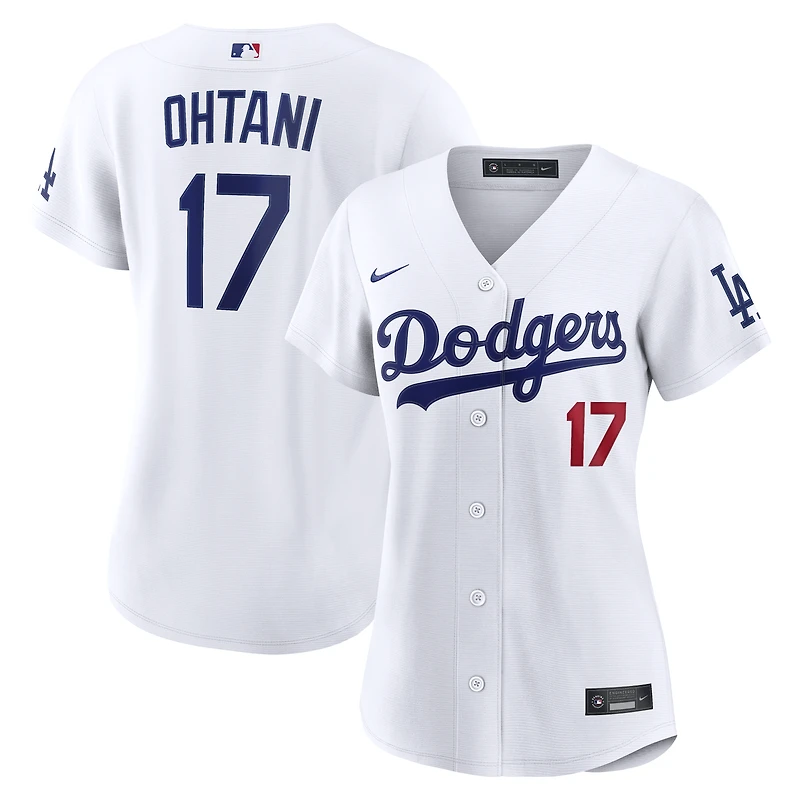 Maillot domicile Nike Shohei Ohtani blanc pour femme des Dodgers de Los Angeles