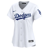 Maillot Nike Los Angeles Dodgers Domicile Limité Blanc pour Femme