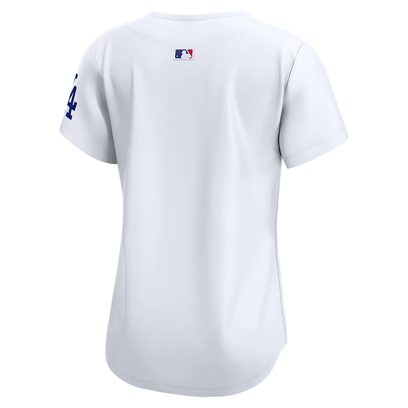 Maillot Nike Los Angeles Dodgers Domicile Limité Blanc pour Femme