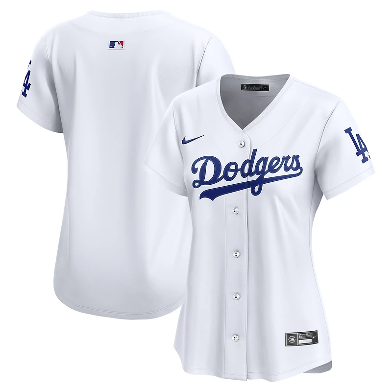Maillot Nike Los Angeles Dodgers Domicile Limité Blanc pour Femme