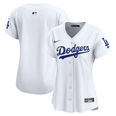 Maillot Nike Los Angeles Dodgers Domicile Limité Blanc pour Femme