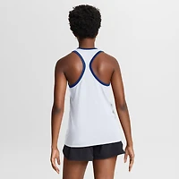 Débardeur Nike blanc Los Angeles Dodgers Tri-Blend Dri-FIT pour femme