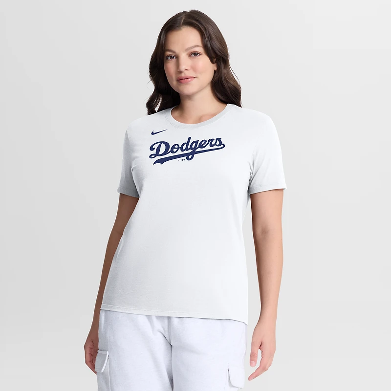 Women's Nike Royal Los Angeles Dodgers Wordmark T-Shirt