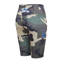 Short de vélo à imprimé intégral Pro Standard Camo Los Angeles Dodgers pour femmes