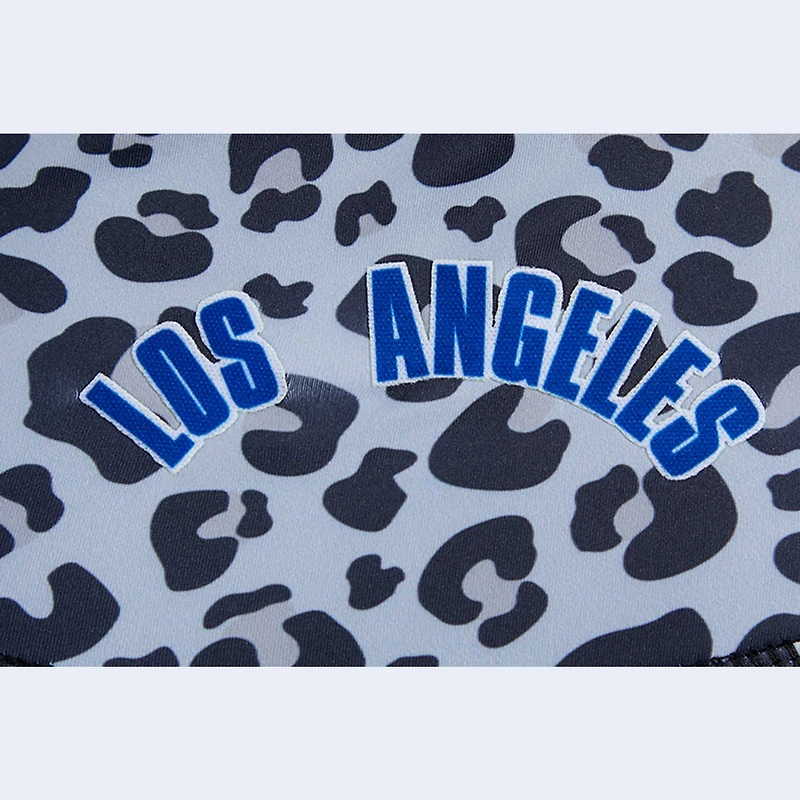 Legging Pro Standard léopard Los Angeles Dodgers imprimé sur toute la surface pour femme