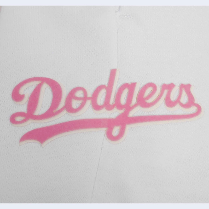 Women's Pro Standard  White Los Angeles Dodgers Washed Neon Shorts