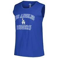 Débardeur Profile Royal Los Angeles Dodgers Taille Plus pour femme