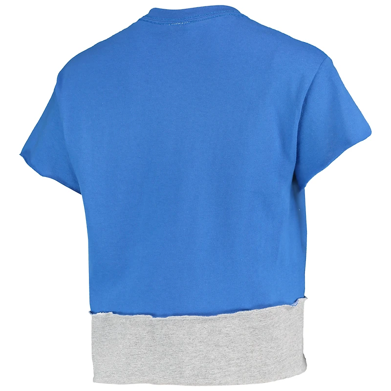 T-shirt court Refried Apparel Royal Los Angeles Dodgers pour femme