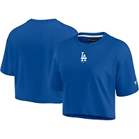 T-shirt court super doux et carré Royal Los Angeles Dodgers Elements pour femmes