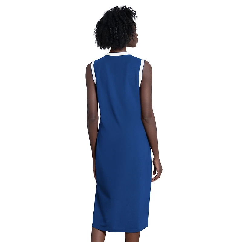 Women's Starter  Royal Los Angeles Dodgers Line Up Sneaker Sleeveless Maxi Dress