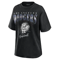 T-shirt boyfriend anthracite des Dodgers de Los Angeles pour femme WEAR by Erin Andrews