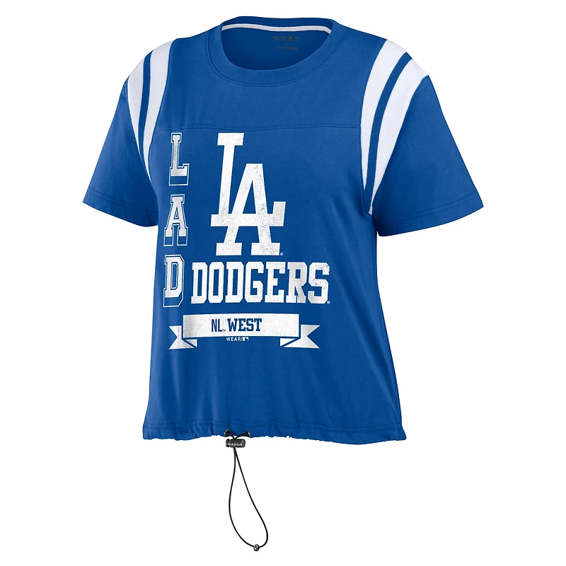 T-shirt WEAR by Erin Andrews Royal Los Angeles Dodgers pour femme