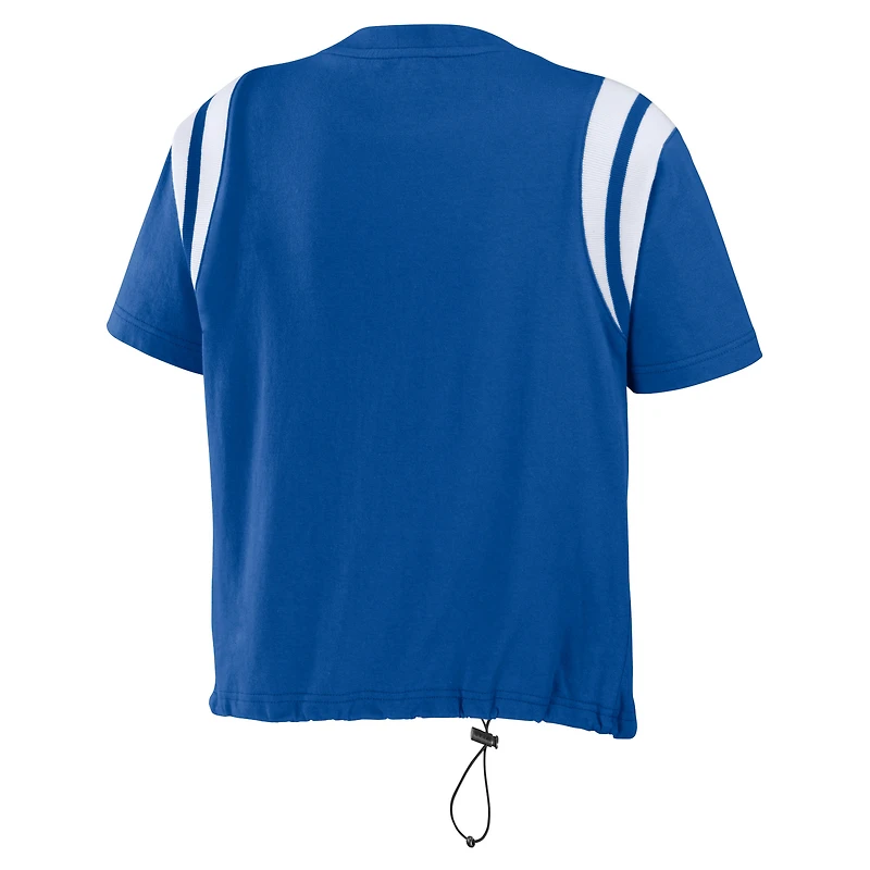 T-shirt WEAR by Erin Andrews Royal Los Angeles Dodgers pour femme