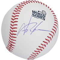 Yoshinobu Yamamoto Los Angeles Dodgers Autographed 2024 World Series Logo Baseball