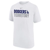 T-shirt Nike blanc Los Angeles Dodgers Performance Local Legend pour jeunes