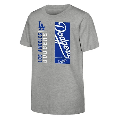 Youth  Heather Gray Los Angeles Dodgers The MVP T-Shirt