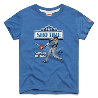 Youth Homage Shohei Ohtani Royal Los Angeles Dodgers Player Graphic Tri-Blend T-Shirt