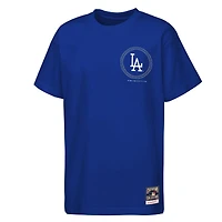 Youth Mitchell & Ness  Royal Los Angeles Dodgers Cooperstown Rodeo Rope T-Shirt