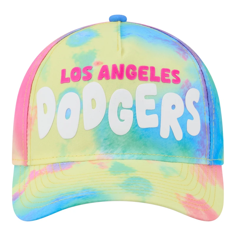 Casquette ajustable New Era Los Angeles Dodgers Tie Dye M-Crown 9FORTY pour jeunes