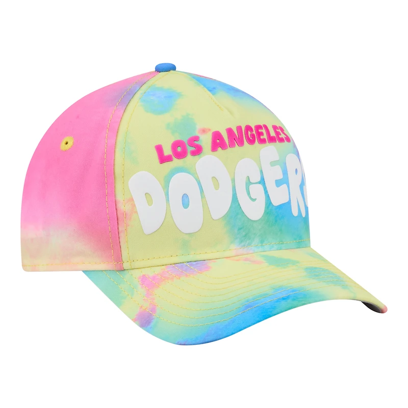 Youth New Era  Los Angeles Dodgers Tie Dye M-Crown 9FORTY Adjustable Hat