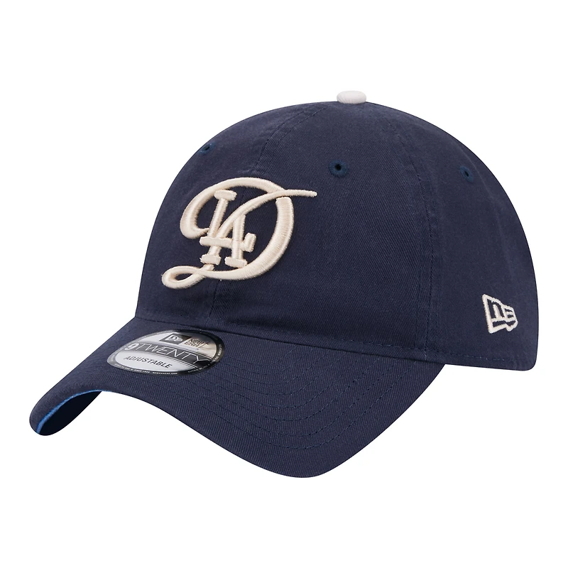 Casquette ajustable New Era City Connect 9TWENTY bleu marine pour jeunes, Los Angeles Dodgers