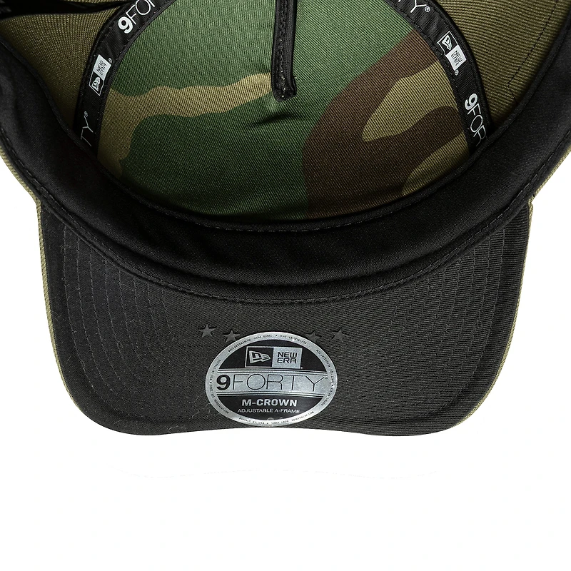 Youth New Era Olive Los Angeles Dodgers 2026 Armed Forces Day 9FORTY M-Crown Adjustable Hat