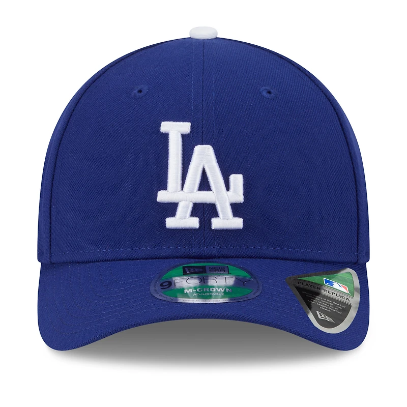 Casquette ajustable New Era Royal Los Angeles Dodgers Champions des Séries mondiales 2025 M-Crown 9FORTY pour jeunes