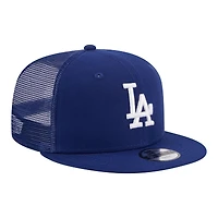 Casquette trucker snapback New Era Royal Los Angeles Dodgers 9FIFTY pour jeunes