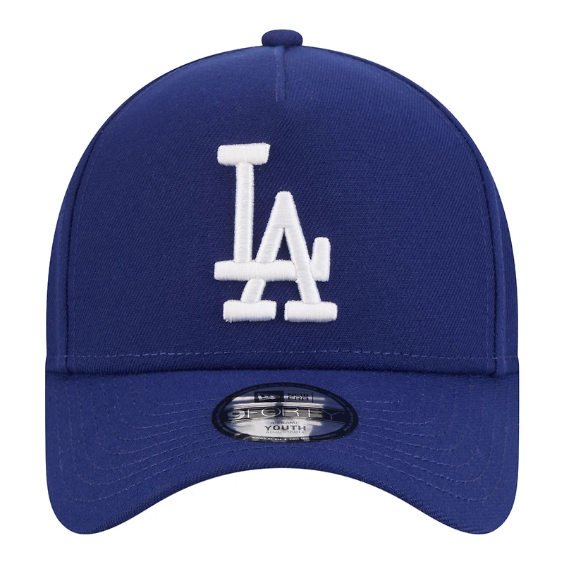 Youth New Era Royal Los Angeles Dodgers 9FORTY A-Frame Adjustable Hat