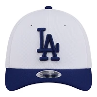 Youth New Era  White/Royal Los Angeles Dodgers Baseball 39THIRTY M-Crown Flex Hat