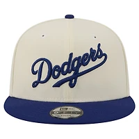 Youth New Era  White Los Angeles Dodgers Two-Tone 9FIFTY Snapback Hat