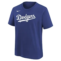 Youth Nike Freddie Freeman Royal Los Angeles Dodgers Home Player Name & Number T-Shirt