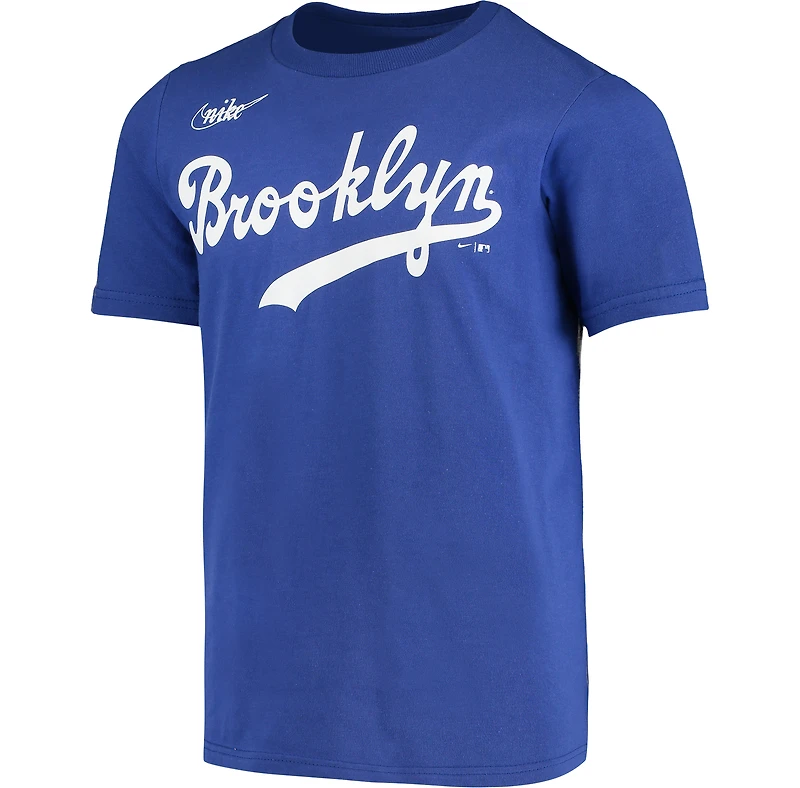 Jeune Nike Jackie Robinson Royal Los Angeles Dodgers Cooperstown Collection Player Name & Number - T-shirt