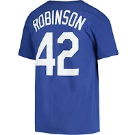 Jeune Nike Jackie Robinson Royal Los Angeles Dodgers Cooperstown Collection Player Name & Number - T-shirt