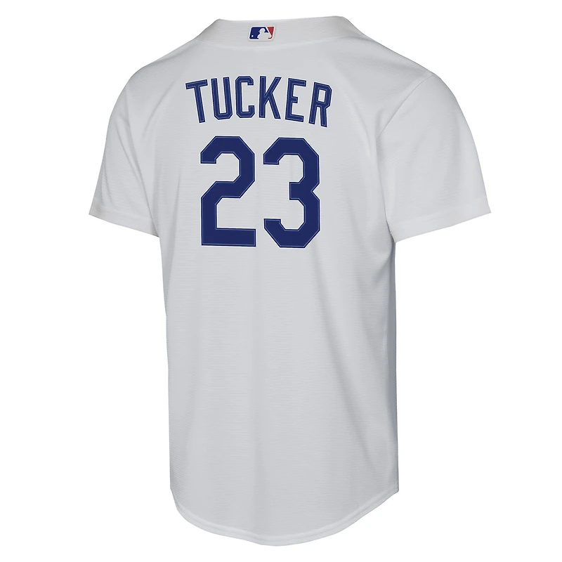 Youth Nike Kyle Tucker White Los Angeles Dodgers Home Replica Jersey