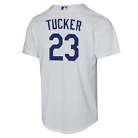 Youth Nike Kyle Tucker White Los Angeles Dodgers Home Replica Jersey