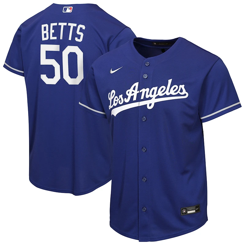 Youth Nike Mookie Betts Royal Los Angeles Dodgers Alternate Replica Jersey