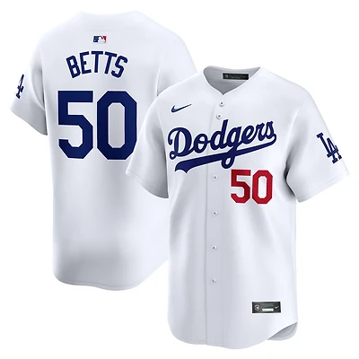Youth Nike Mookie Betts White Los Angeles Dodgers Home Limited Player Jersey