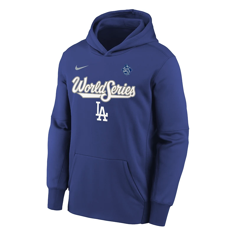 Youth Nike Royal Los Angeles Dodgers 2025 World Series Fleece Hoodie