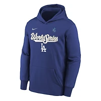 Youth Nike Royal Los Angeles Dodgers 2025 World Series Fleece Hoodie