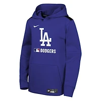 Sweat à capuche Nike Royal Los Angeles Dodgers Authentic Collection Performance pour jeunes