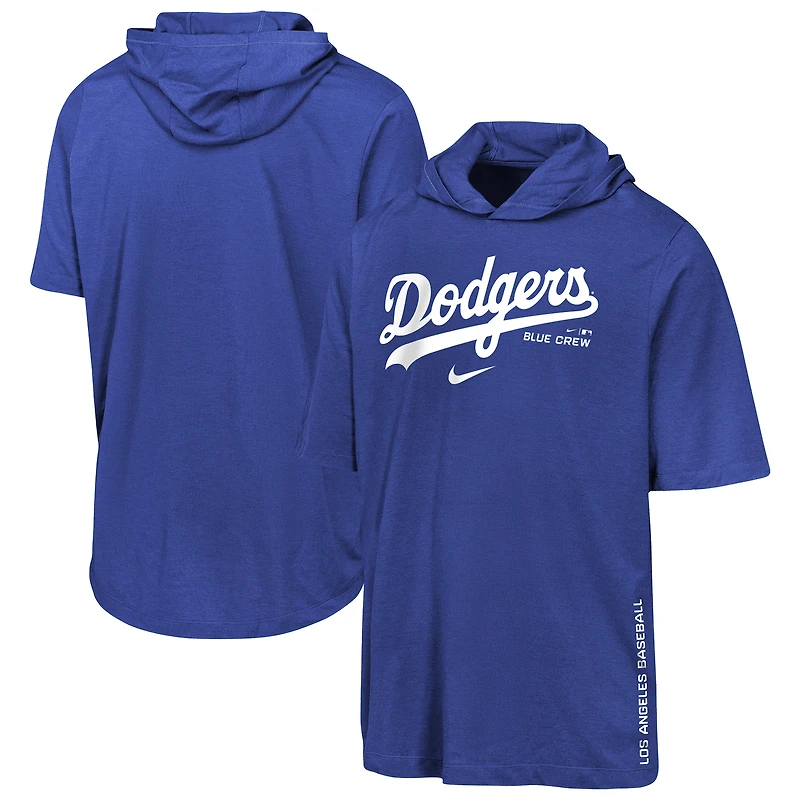 T-shirt à capuche Nike Royal Los Angeles Dodgers Dri-FIT pour jeunes
