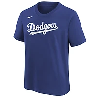 Youth Nike Shohei Ohtani Royal Los Angeles Dodgers Name & Number T-Shirt
