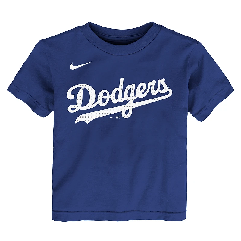 T-shirt Nike Yoshinobu Yamamoto Royal Los Angeles Dodgers avec nom et numéro pour jeune