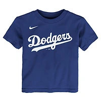 T-shirt Nike Yoshinobu Yamamoto Royal Los Angeles Dodgers avec nom et numéro pour jeune
