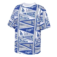 Youth Outerstuff  Blue Los Angeles Dodgers All-Over Pennant T-Shirt