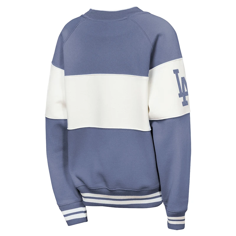 Youth Outerstuff  Blue Los Angeles Dodgers Ultimate Pastels On Base Sweatshirt